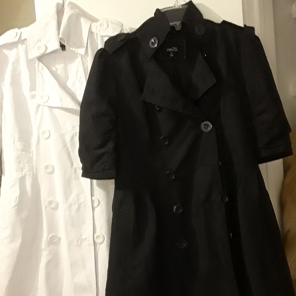 2 Rue 21 coat/dresses black and white